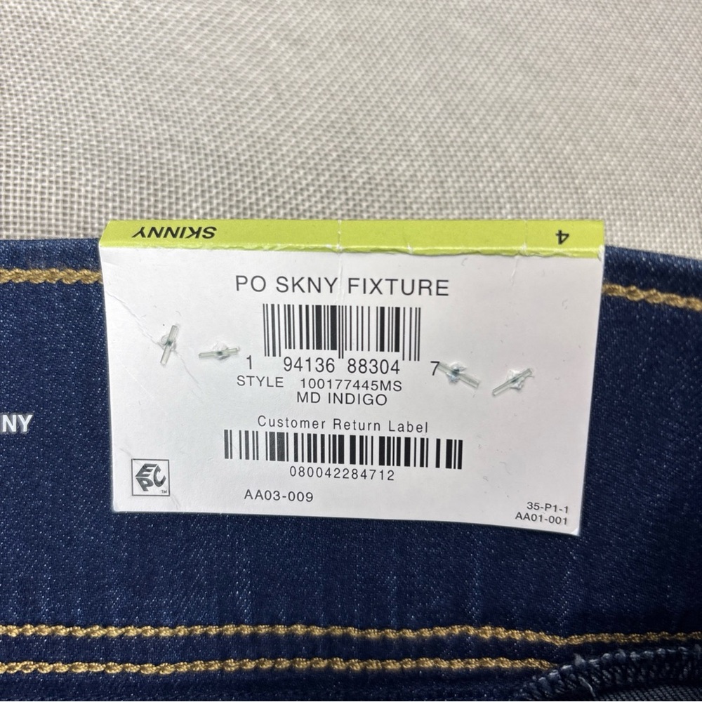 I.n.c. International Concepts Women's High-Rise Pull-on Skinny Jeans Size 4 - Picture 11 of 16